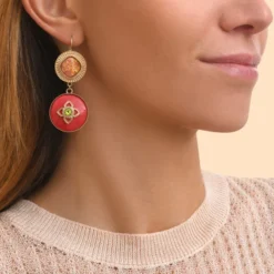 Clearance Prestige sleeper earrings - roses Dormeuses