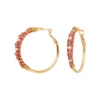 Hot Salina hoop earrings - roses Créoles