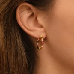 Discount Salina hoop earrings - roses Créoles
