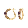 Discount Salina hoop earrings - violets Créoles