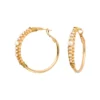 Online Salina hoop earrings - white pearl Créoles