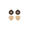 Sleeper earrings - red Dormeuses