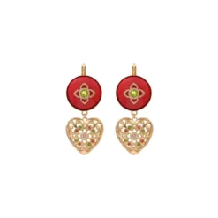Outlet Sleeper earrings - roses Dormeuses