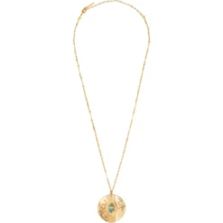 Soleil mid-length necklace - turquoise Colliers Mi-longs