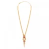 Soleil mid-length thin necklace - pink Colliers Mi-longs