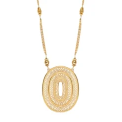 Discount Sophisticated Noor pendant necklace - gold Sautoirs & Colliers Longs|Pendentifs Et Médailles