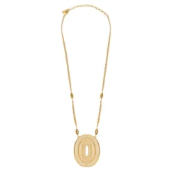 Discount Sophisticated Noor pendant necklace - gold Sautoirs & Colliers Longs|Pendentifs Et Médailles