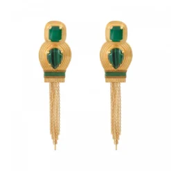 Best Sun clip-on earrings - green Clips