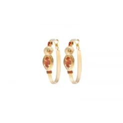 Sale Sun hoop earrings - multicolored Créoles