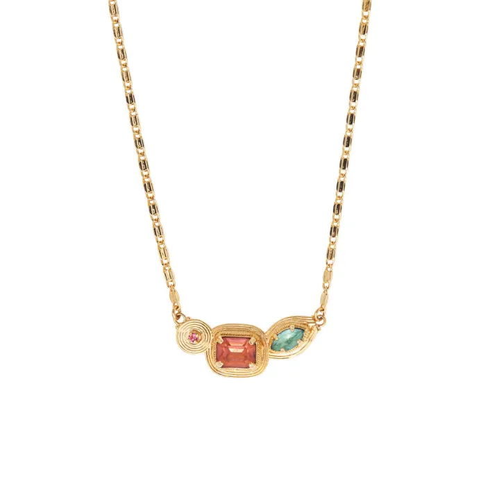 Outlet Sun Pendant Necklace - Multicolored Pendentifs Et Médailles