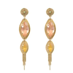 Online Sun-shaped pierced stud earrings - multicoloured Percées / Tiges