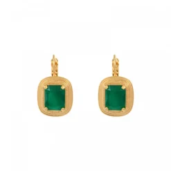 Online Sun sleeper earrings - green Dormeuses