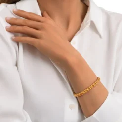 Best Tess adjustable bangle bracelet - gold Joncs