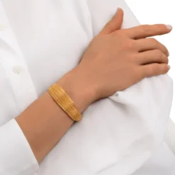 New Tess bangle bracelet - gold Joncs