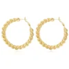 Online Tess hoop earrings - gold Créoles