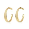 New Tess large hoop earrings - gold Créoles
