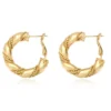 New Tess small hoop earrings - gold Créoles
