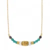 Clearance Tiki adjustable chain necklace - turquoise Sautoirs & Colliers Longs