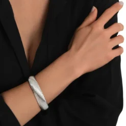 Best Zaza bangle bracelet - silver Joncs|Bracelets XXL