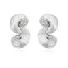Hot Zaza clip-on earrings - silver Clips|Boucles D'oreilles XXL