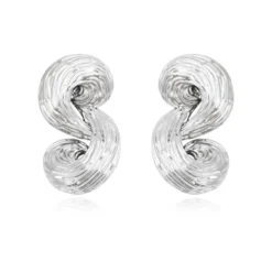 Hot Zaza clip-on earrings - silver Clips|Boucles D'oreilles XXL