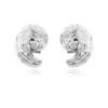 Outlet Zaza thin clip-on earrings - silver Clips|Boucles D'oreilles XXL