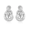 Clearance Zaza wave clip-on earrings - silver Clips|Boucles D'oreilles XXL