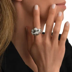 Sale Zaza wide ring - silver Bagues Grandes Tailles|Bague XXL