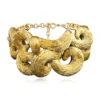 Clearance Zaza XXL choker necklace - gold Plastrons|Colliers Courts & Ras Du Cou