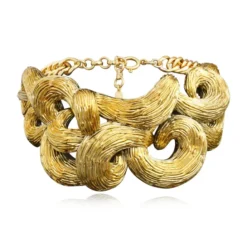 Clearance Zaza XXL choker necklace - gold Plastrons|Colliers Courts & Ras Du Cou
